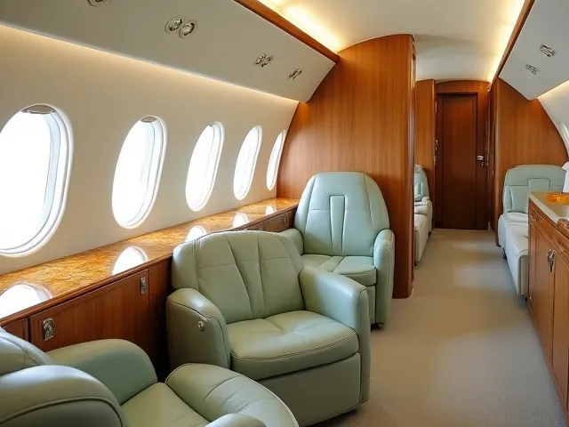 Bombardier Global 7500 interior